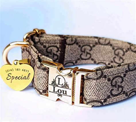 gucci pet collar|authentic designer dog collars.